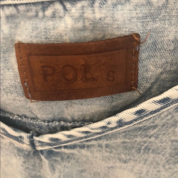 Denim peplum top - Picture 5 of 5